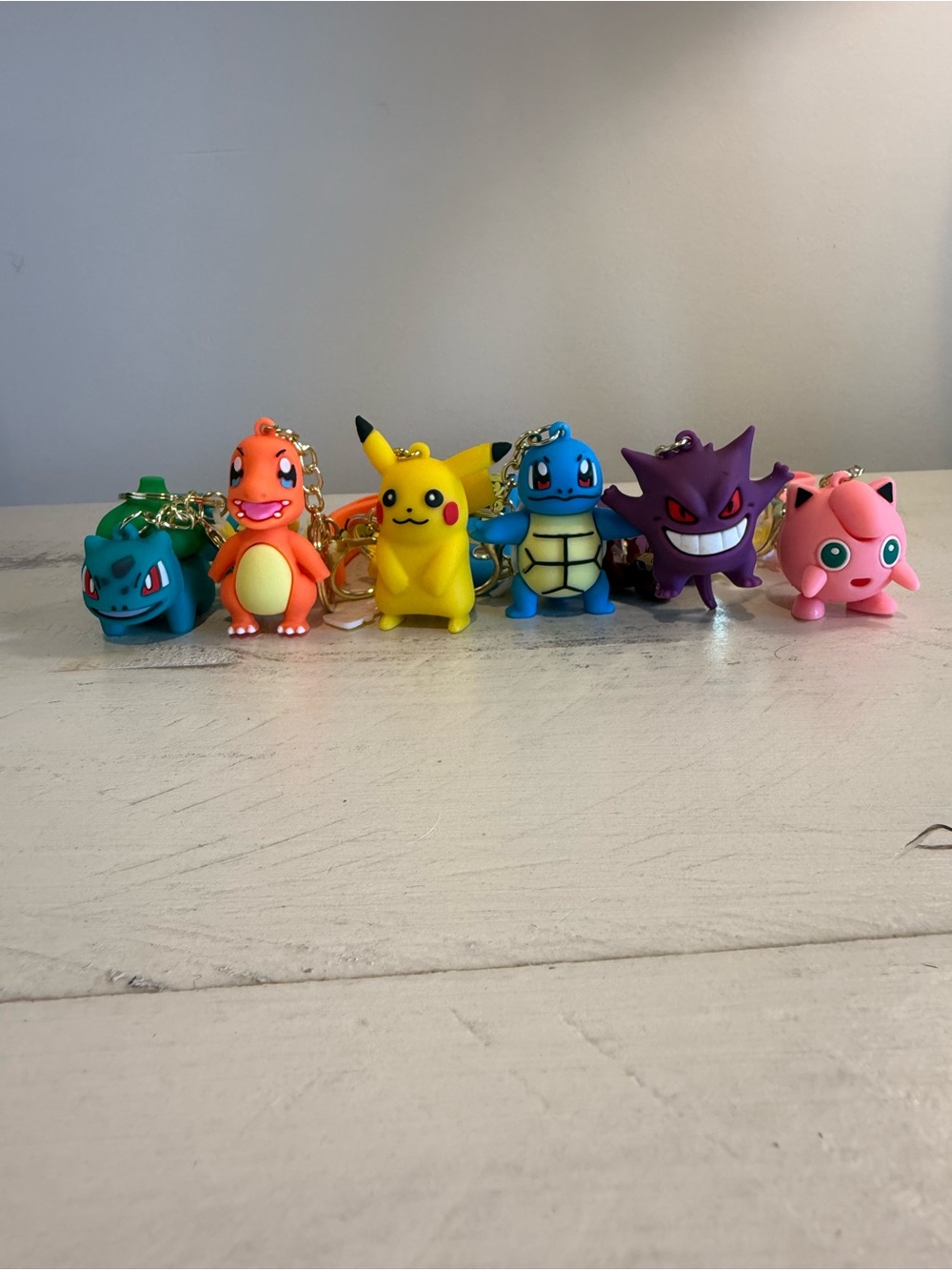Pokémon Keychain Set of 6 | Backpack Charms Bundle